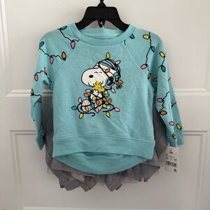 Peanuts two-piece shirt & skirt set - size 18M
